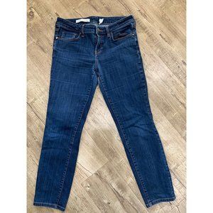 Pilcro And The Letterpress Stet Mid-Rise Skinny Jeans Blue Womens Size 29